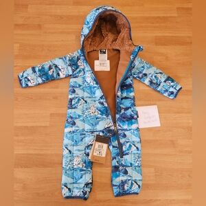 Blue Mountain Print Snowsuit
